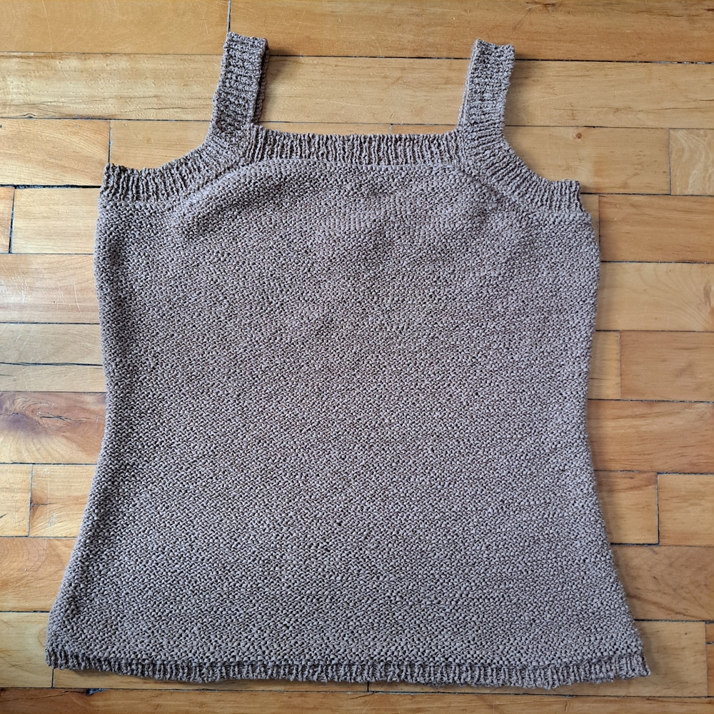 WD.NY Charcoal Knit Women's Tank Top